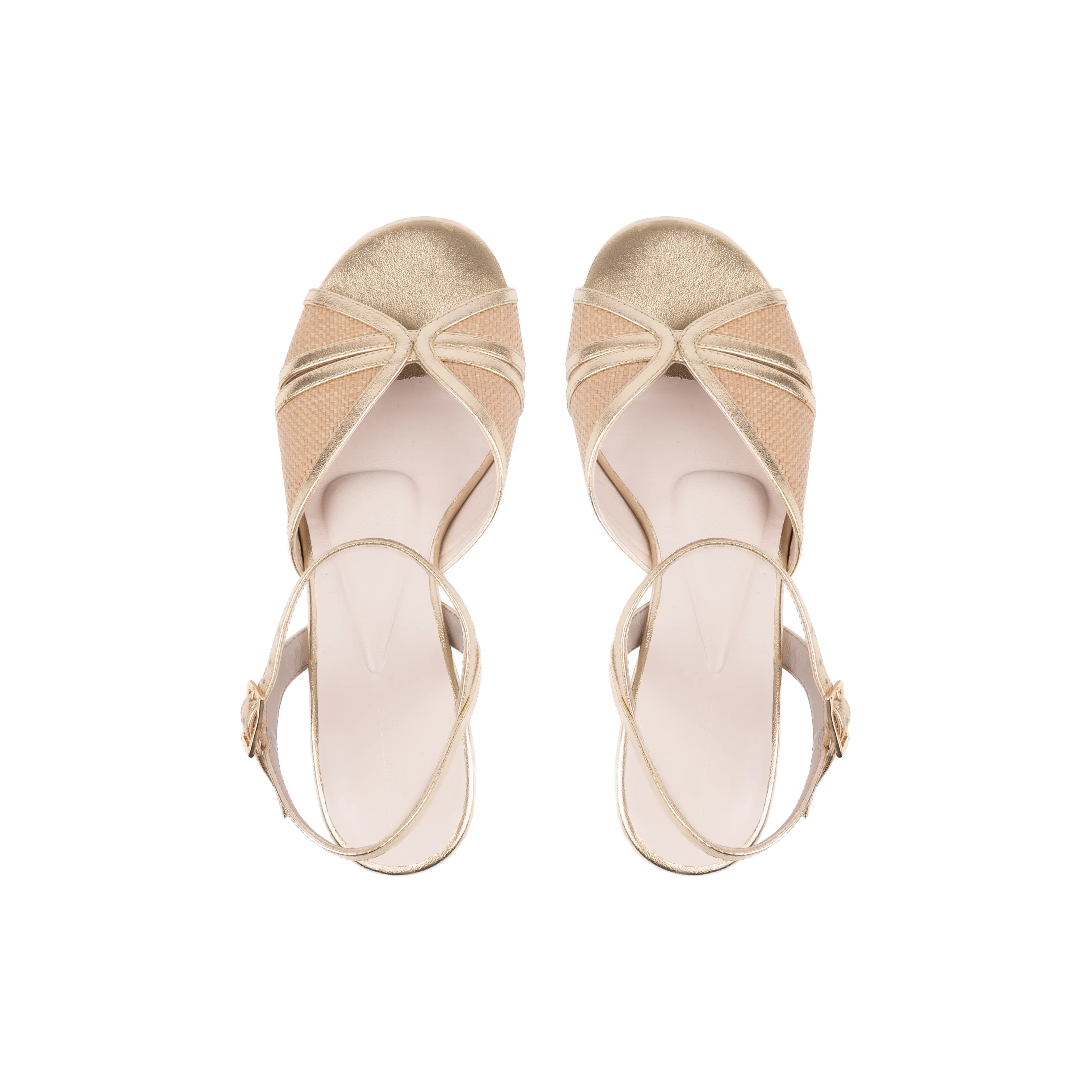 Caroline Raffia Gold - Image 3