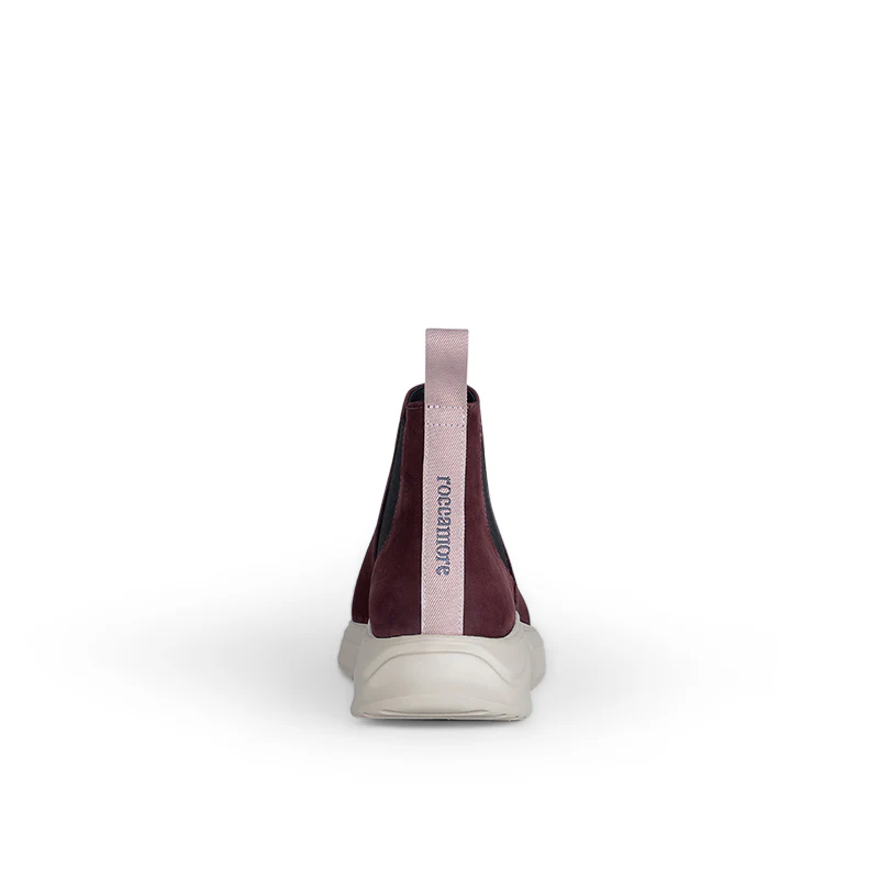Zarah Sneaker Boot Burgundy Ivory - Image 4